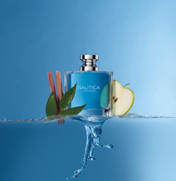 Nautica Voyage Eau De Toilette for Men - Fresh, Romantic,  Water Lotus, Cedarwood, and Musk Ideal Day Wear 3.3 Fl Oz - Image 2