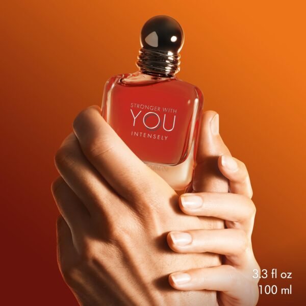 Armani Beauty – Stronger With You Intensely Woody Men’s Fragrance – Pink Pepper, Lavender, Vanilla Notes - Image 4