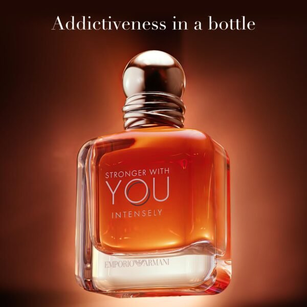 Armani Beauty – Stronger With You Intensely Woody Men’s Fragrance – Pink Pepper, Lavender, Vanilla Notes - Image 3