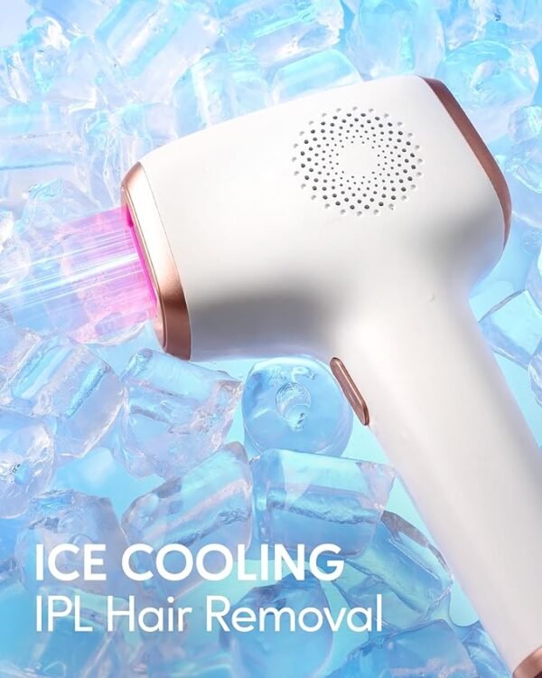 Laser Hair Removal with Ice Cooling Care Function for Women Permanent,999,999 Flashes Painless IPL Hair Remover - Image 2