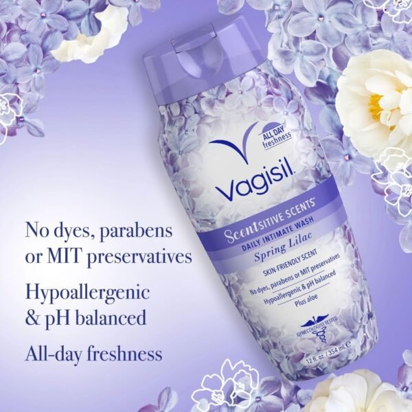 Vagisil Feminine Wash for Intimate Area Hygiene, Scentsitive Scents