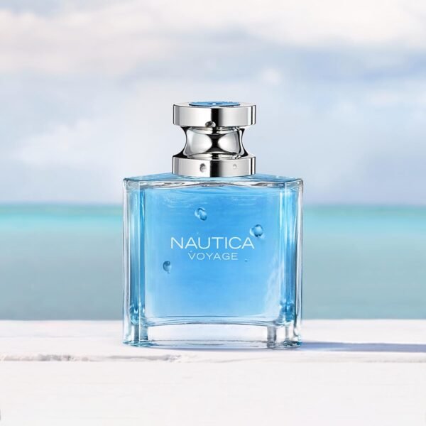 Nautica Voyage Eau De Toilette for Men - Fresh, Romantic,  Water Lotus, Cedarwood, and Musk Ideal Day Wear 3.3 Fl Oz